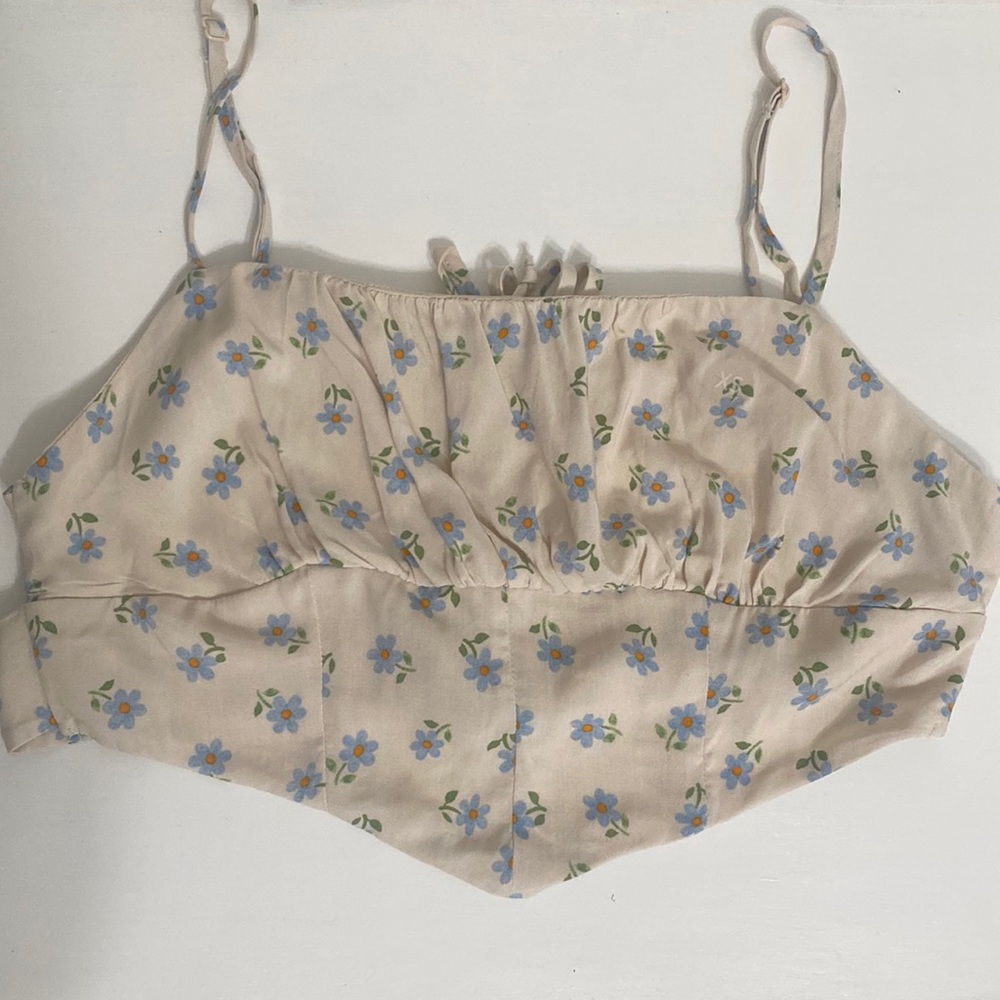Floweral Bandeau top